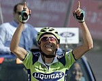 Manuel Beltran wins the second stage of the Vuelta al Pais Vasco 2007
